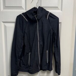 Lululemon Athletica Black Windbreaker Jacket
